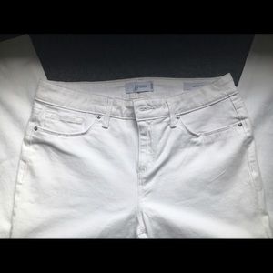 Jessica Simpson white ankle skinny pants
